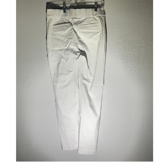 Briggs New York Women’s White Tapered Pants Size 10 – Stretch, Dressy, Cropped - Picture 3 of 5